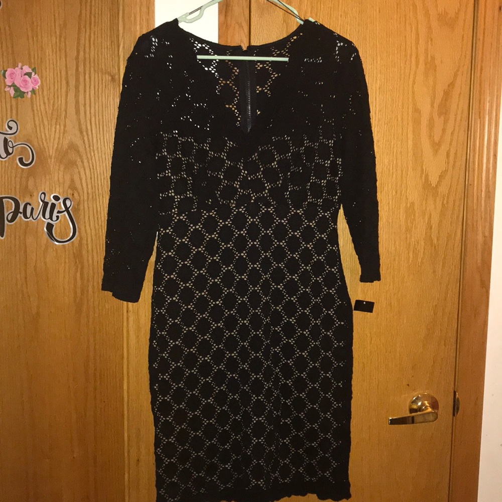 Black/Nude cocktail dress